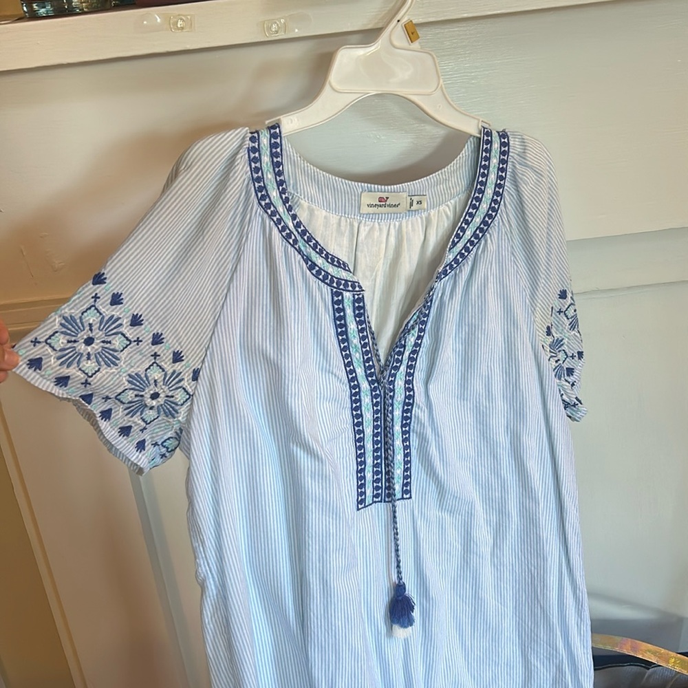Vineyard vines blue dress
